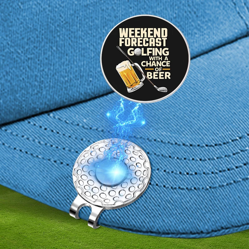 Novelty Magnetic Golf Hat Clip & Ball Marker
