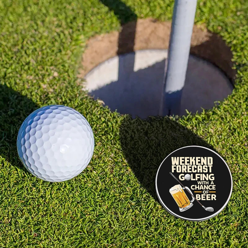 Novelty Magnetic Golf Hat Clip & Ball Marker