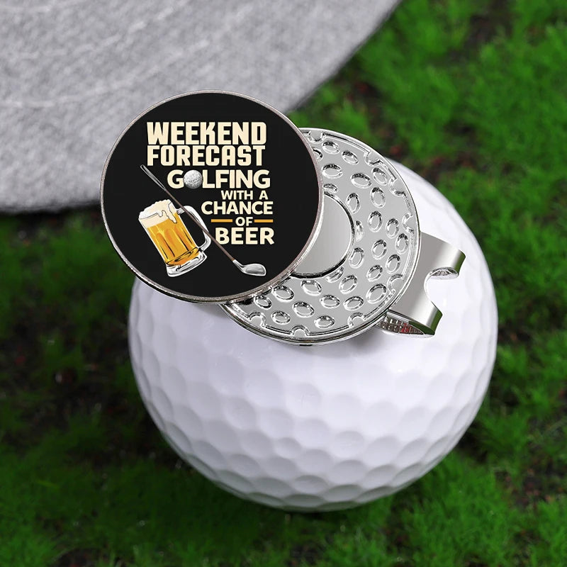 Novelty Magnetic Golf Hat Clip & Ball Marker