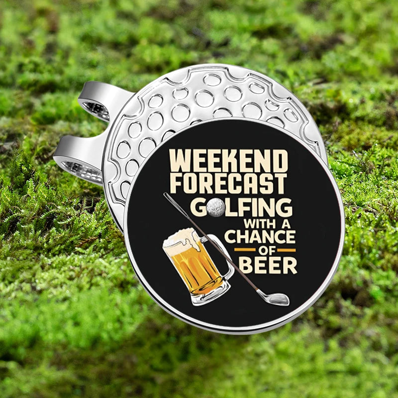 Novelty Magnetic Golf Hat Clip & Ball Marker
