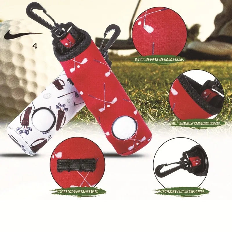 Waterproof Golf Ball Pouch & Storage Bag