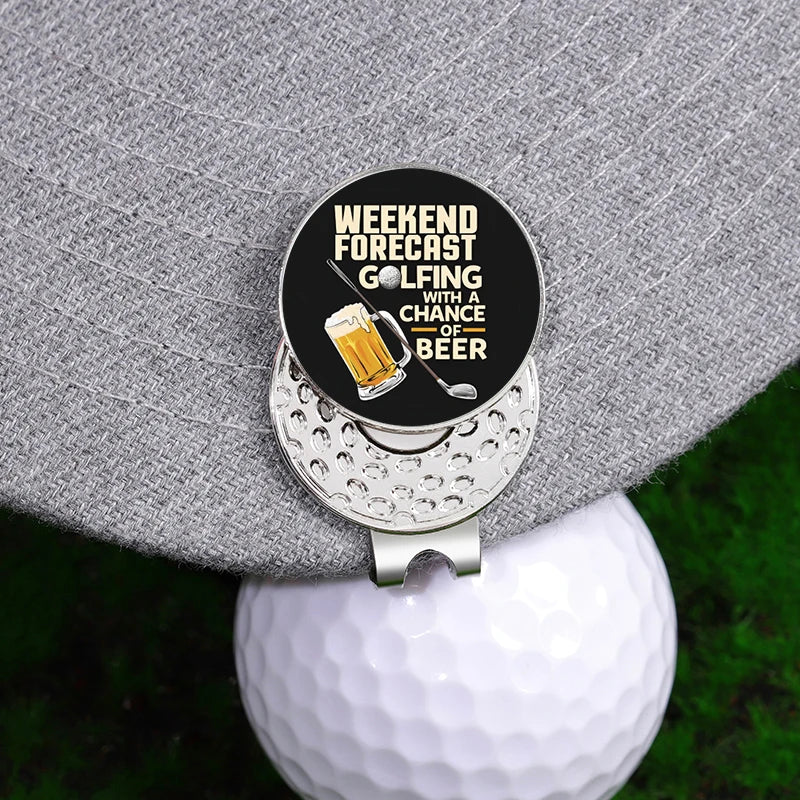 Novelty Magnetic Golf Hat Clip & Ball Marker
