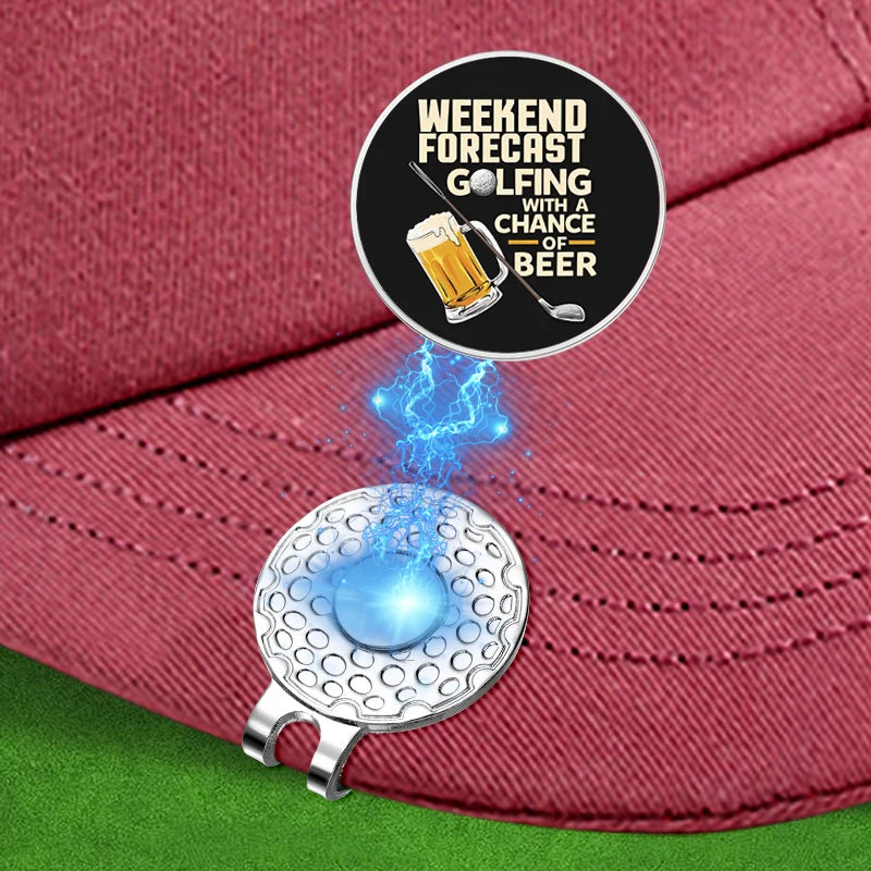 Novelty Magnetic Golf Hat Clip & Ball Marker