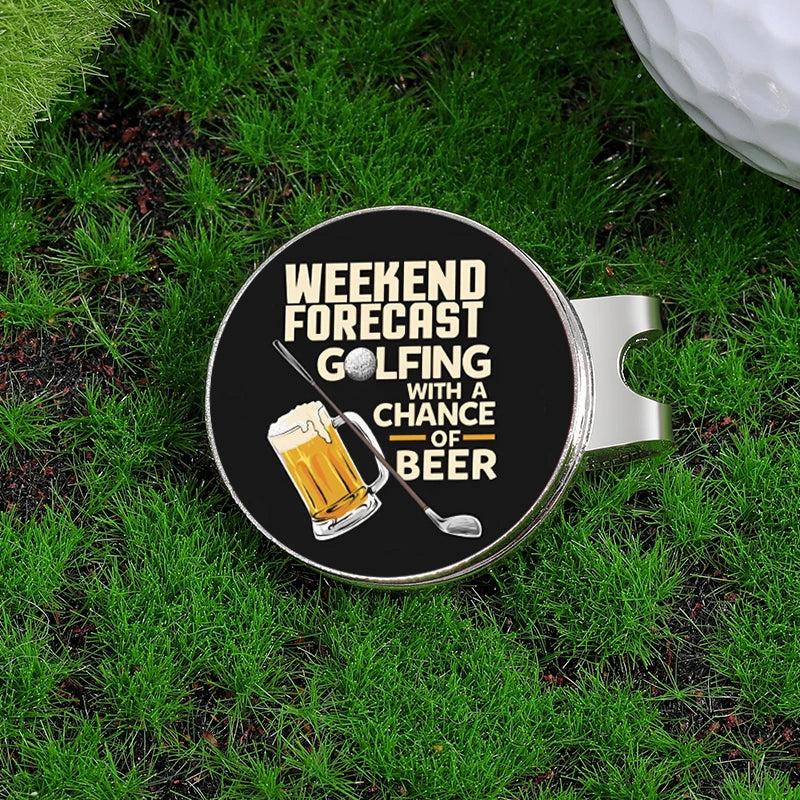 Novelty Magnetic Golf Hat Clip & Ball Marker