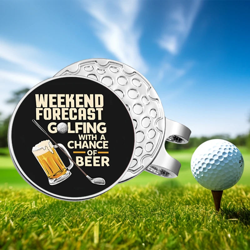 Novelty Magnetic Golf Hat Clip & Ball Marker